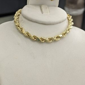 10kt Real Gold Rope Bracelet